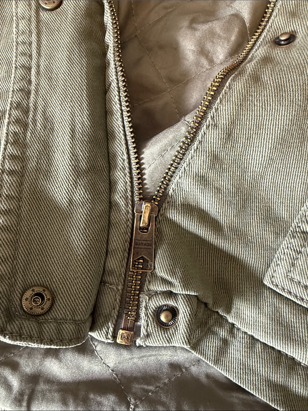 NWT Garage Long Field Twill Jacket - S/M - Picture 4 of 4
